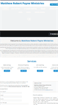 Mobile Screenshot of matthewrobertpayneministries.net